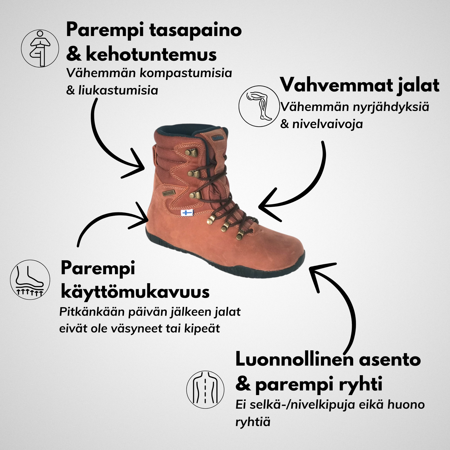 Feelmax - Kuuva 6.1 Barfußschuhe - Braun