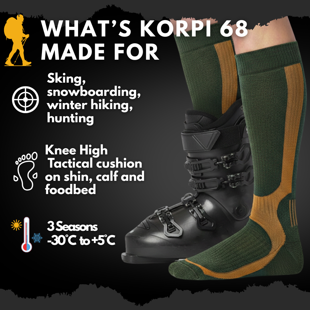 Korpi 68 - Long Alpaca socks (Pre-sale)
