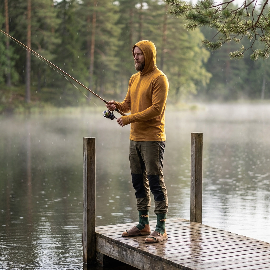 VAELTAJA 100 - Light alpaca hoodie