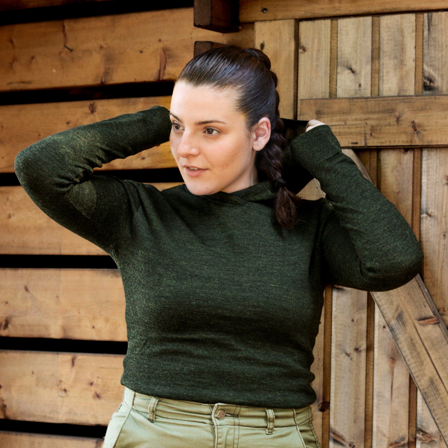 VAELTAJA 100 - Light alpaca hoodie