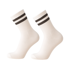 Raita_alpacawool_sports socks_black/white product picture